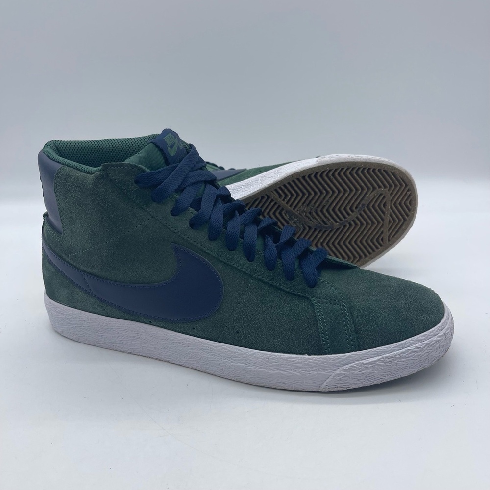 Nike SB Blazer Mid 864349-302‎ Men's Size 10 Shoes 'Noble Blazer' Suede Sneakers - Picture 2 of 10